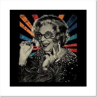 Dame Edna, - Everage, sketc vintage Posters and Art